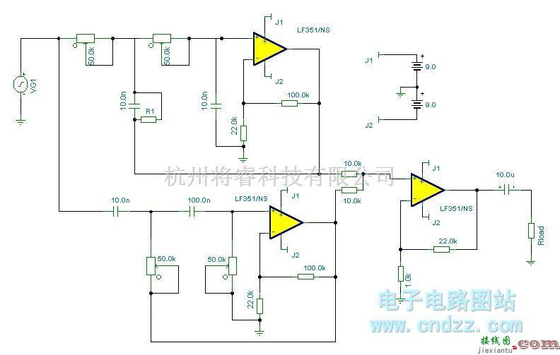 运算放大电路中的Audio Notch Filter  第1张