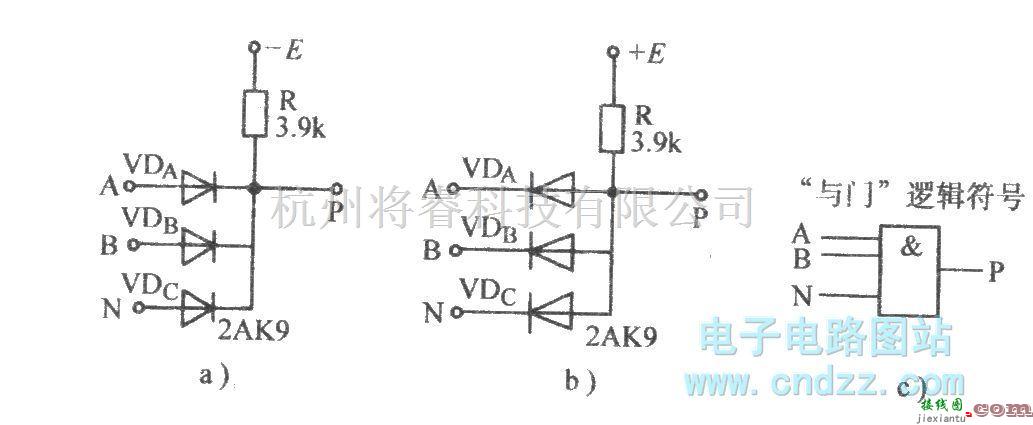 数字电路中的二极管与门电路  第1张