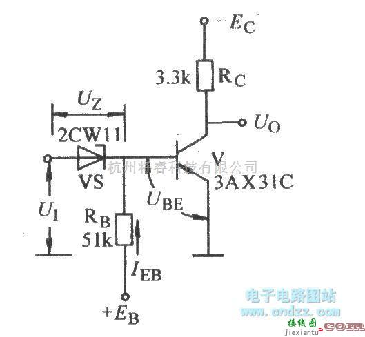 数字电路中的稳压二极管门限非门电路  第1张