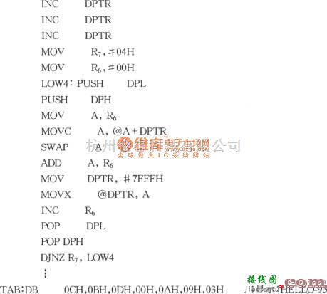 LED电路中的ICM7212AM 4位并行显示/译码/驱动器(硬件译码)构成的8位静态LED显示器电路  第4张