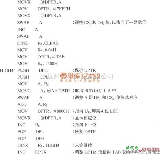 LED电路中的ICM7212AM 4位并行显示/译码/驱动器(硬件译码)构成的8位静态LED显示器电路  第3张