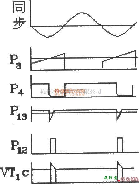 可控硅专项中的集成化三脉冲触发组件KCZ3电原理图  第2张
