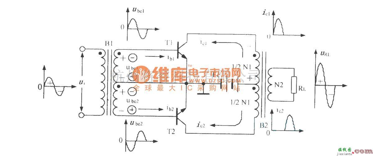 模拟电路中的推挽功率放大电路  第1张