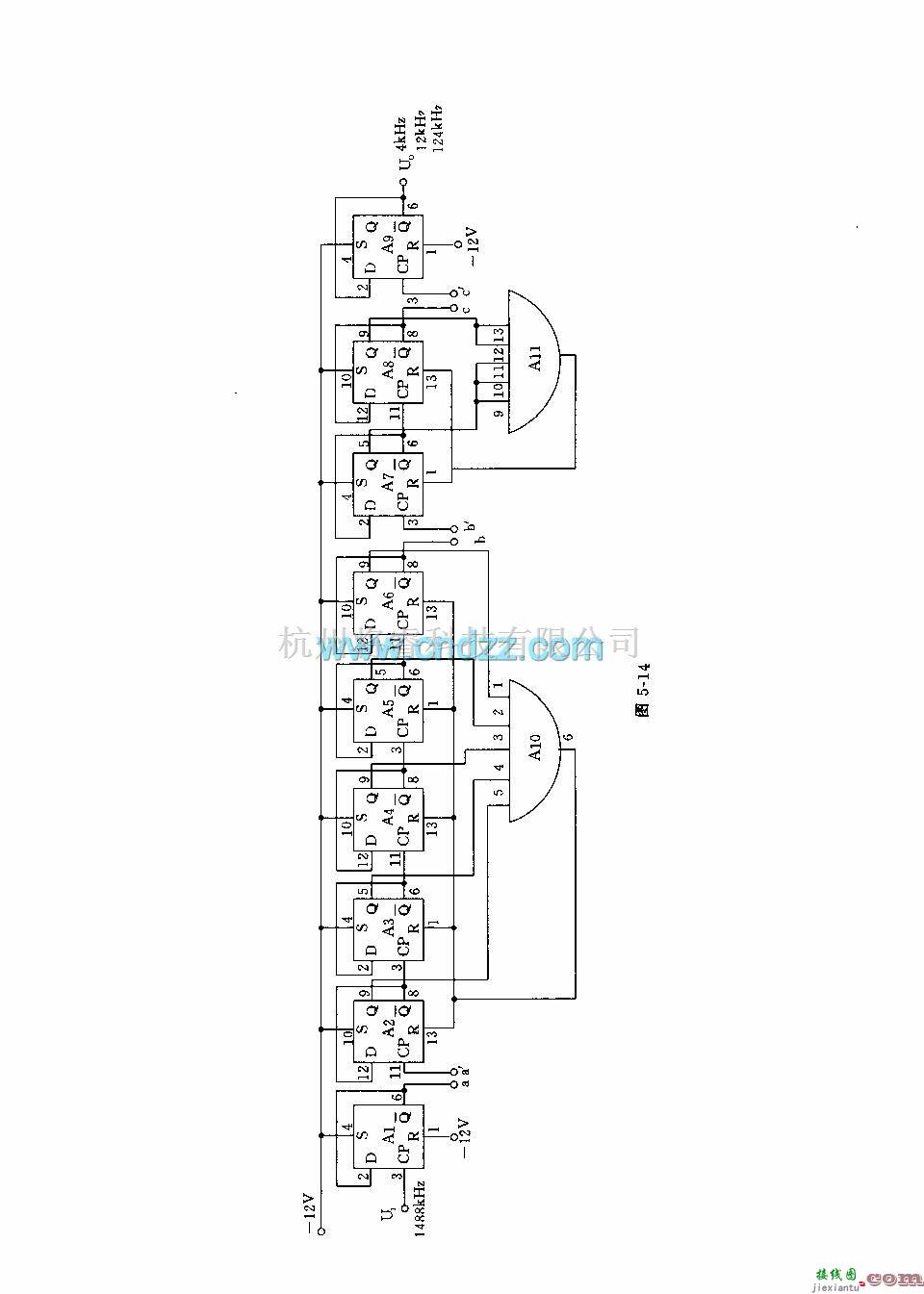 多种频率信号中的488kHz信号发生器与分频器电路  第3张