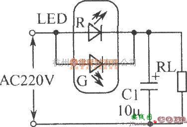 LED电路中的LED半波整流电路  第1张