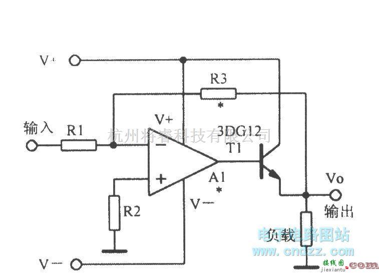 模拟电路中的单极性输出时的电流扩展电路  第1张