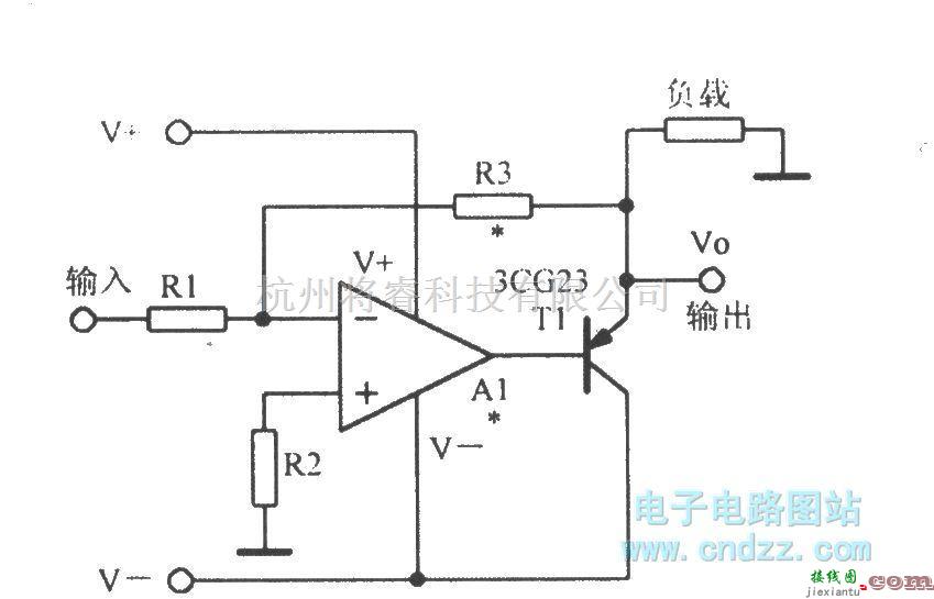 模拟电路中的单极性输出时的电流扩展电路  第2张