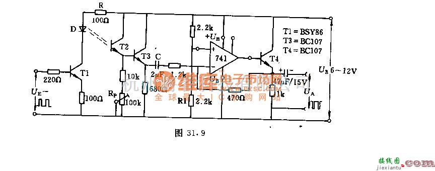 光栅/光放大器中的脉冲控制光栅电路  第3张