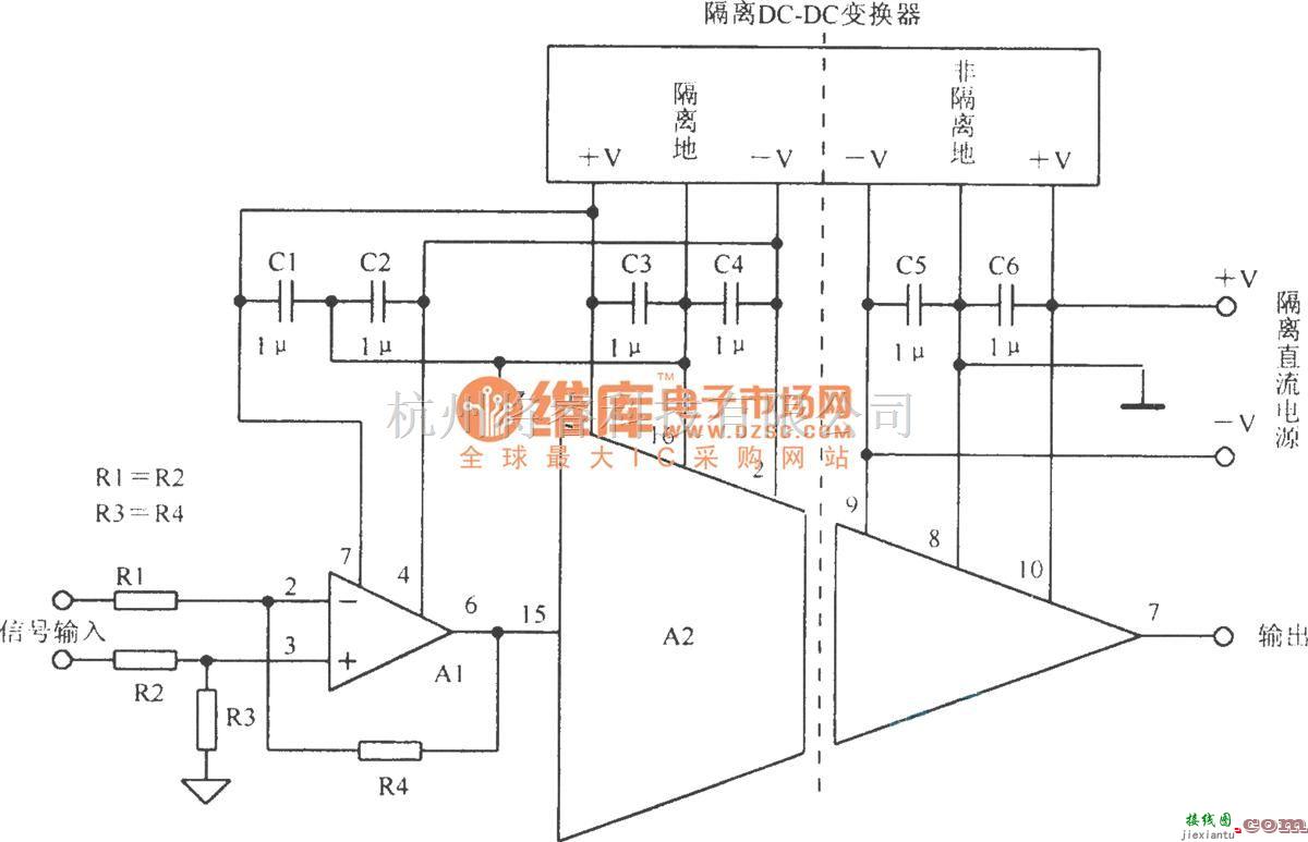 调节放大中的Burr-Brown IS0122P应用电路  第1张