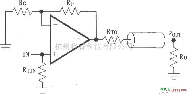 宽带放大中的由MAX4450／4451构成的典型同相放大电路  第1张