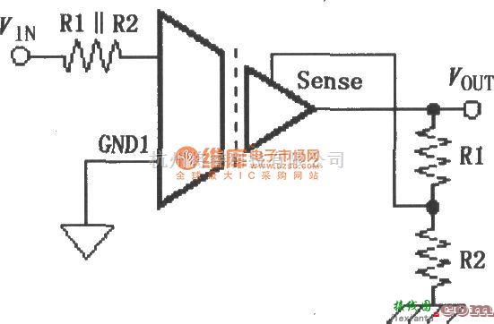 耦合隔离放大中的ISO120／121的增益设置电路  第1张