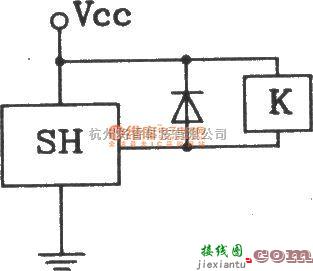 霍尔传感器中的SH型霍尔开与驱动继电器接口电路  第1张