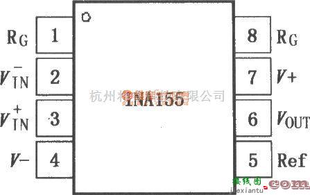 仪表放大器中的INA155／156  Rail-Rail输出CMOS仪表放大器 第1张