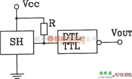 霍尔传感器中的SH型霍尔开与DTL、TTL连接输出接口电路  第1张