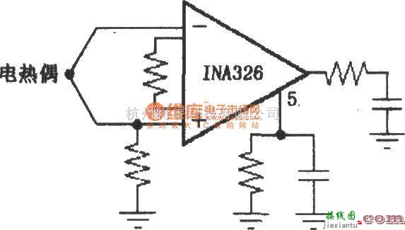 仪表放大器中的INA326／327提供偏流返回通路电路  第1张