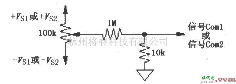 耦合隔离放大中的ISO120／121的失调电压调整电路  第1张