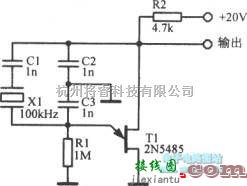 低频信号产生中的使用晶体的COLPITTS振荡器  第1张