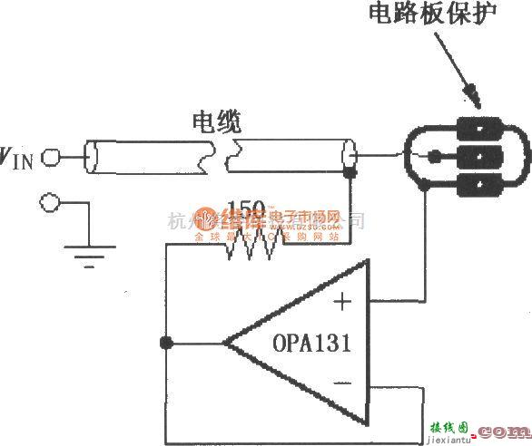 仪表放大器中的INA116缓冲器保护驱动电路  第1张