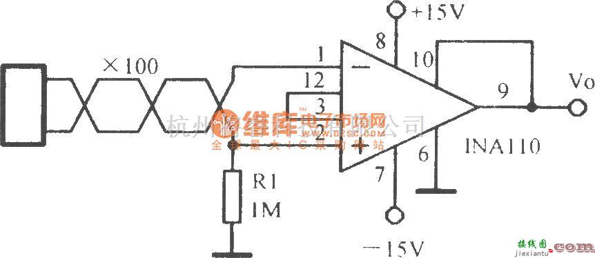 调节放大中的浮动源仪器放大电路  第1张