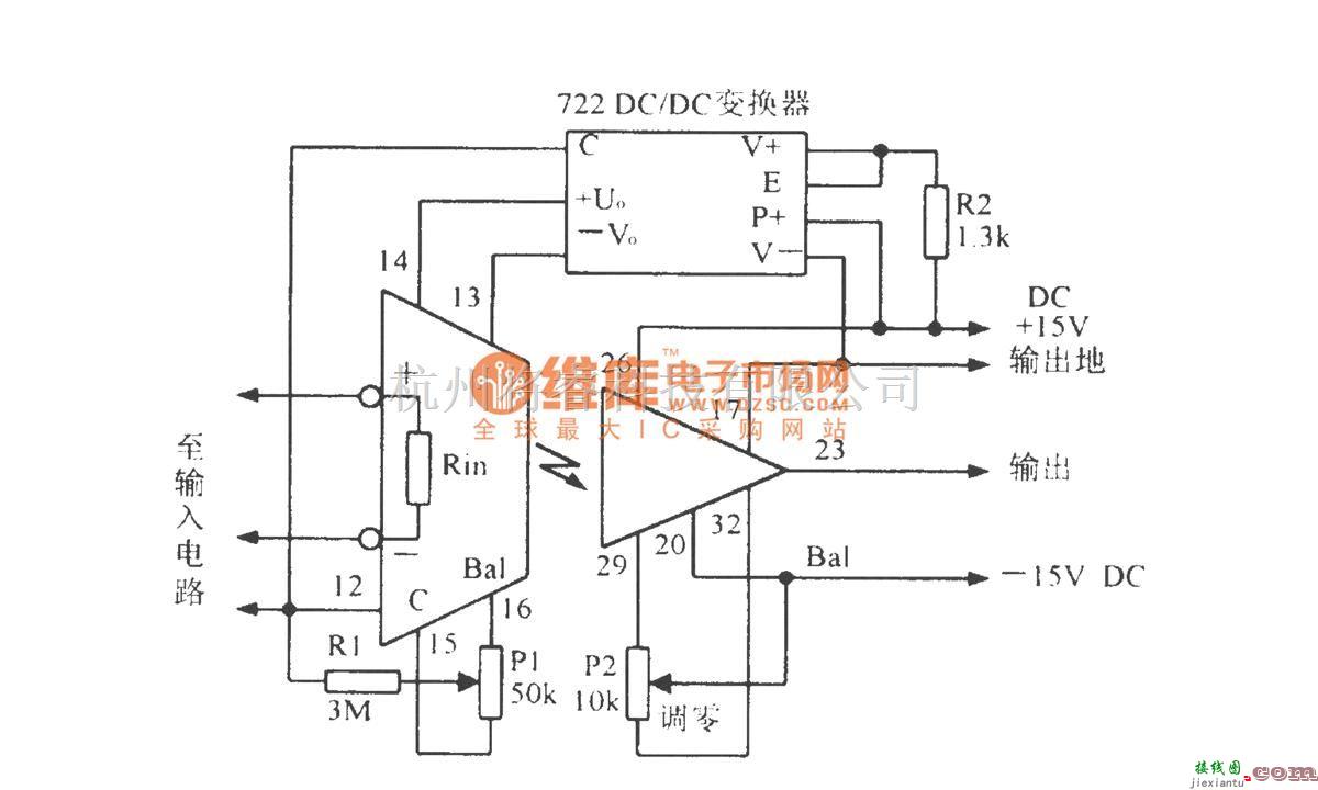 调节放大中的光耦线性隔离放大器3650  第2张