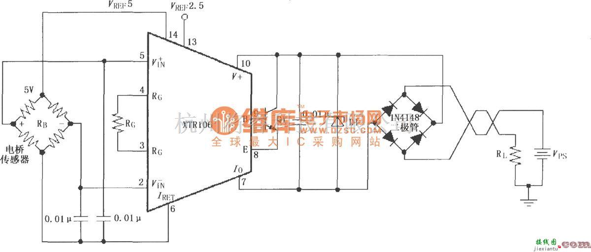 电流环放大中的反向电压和浪涌过电压保护电路(XTR106)  第1张