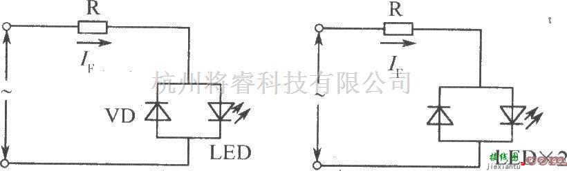 LED电路中的LED交流驱动电路  第1张