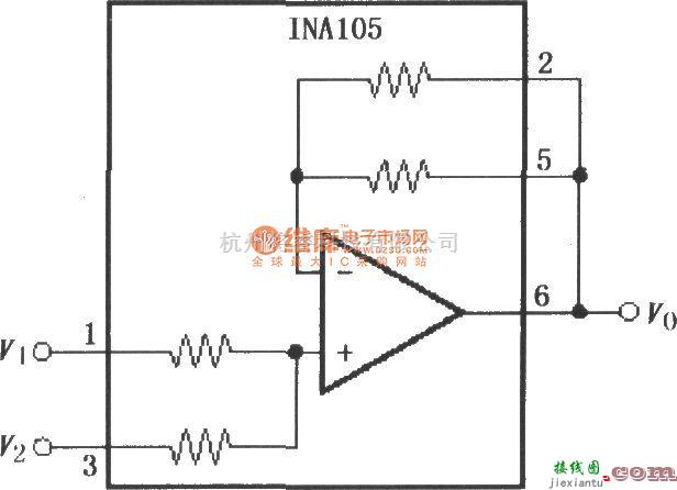 仪表放大器中的精密平均值放大电路(INA105)  第1张