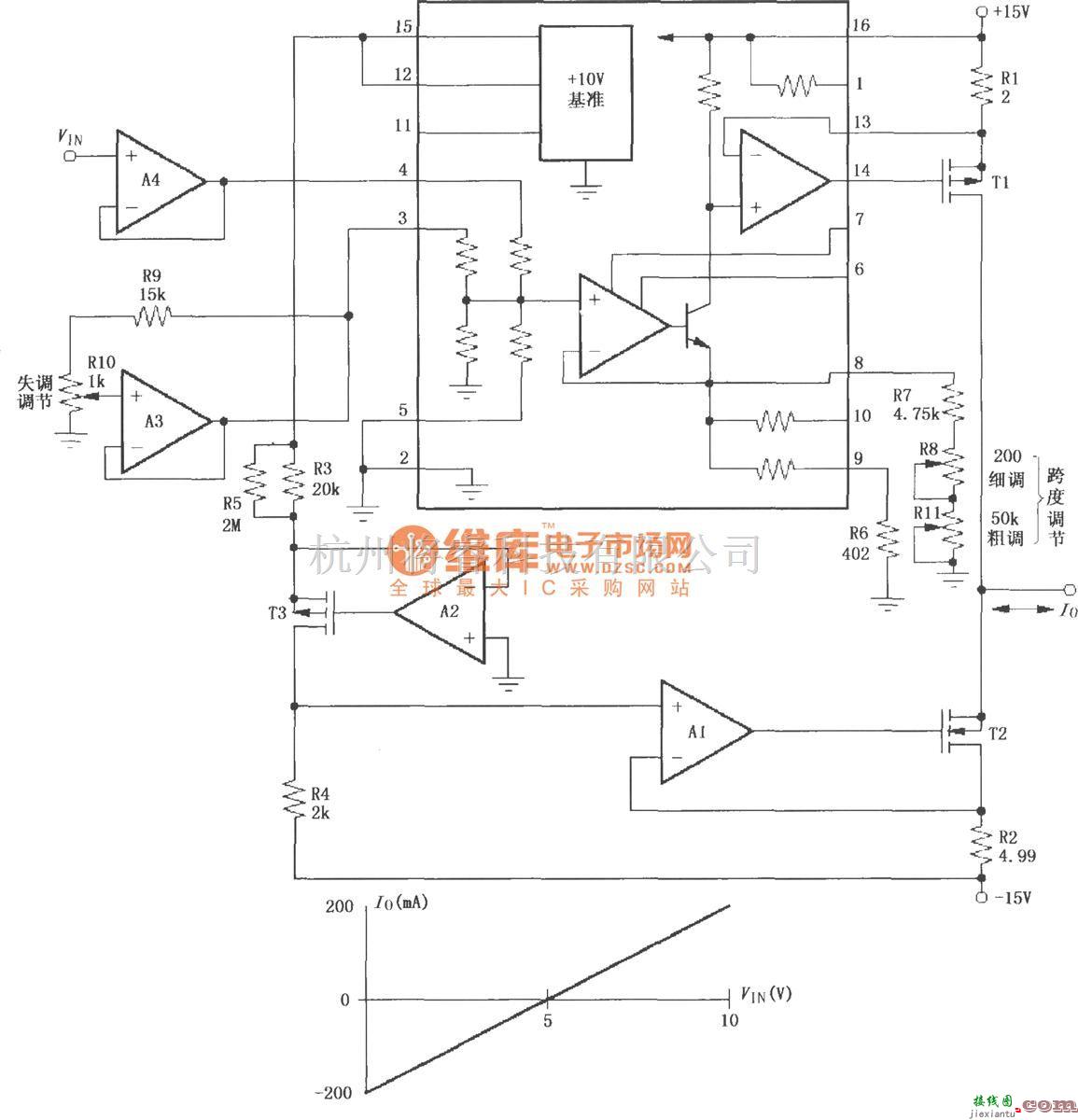 电流环放大中的±200mA电流泵电路  第1张