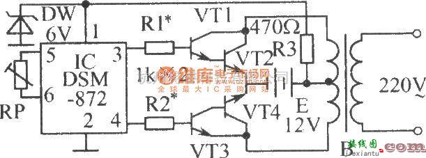 LED电路中的逆变器推动信号发生器电路  第1张