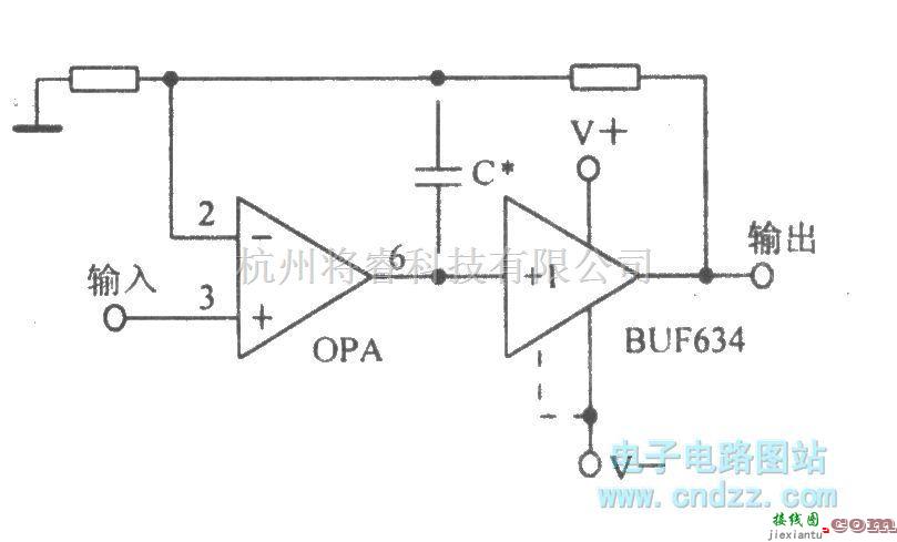 调节放大中的250mA高速缓冲器BUF634  第2张