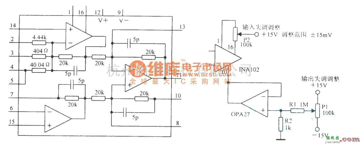 调节放大中的低功耗仪器放大电路  第1张