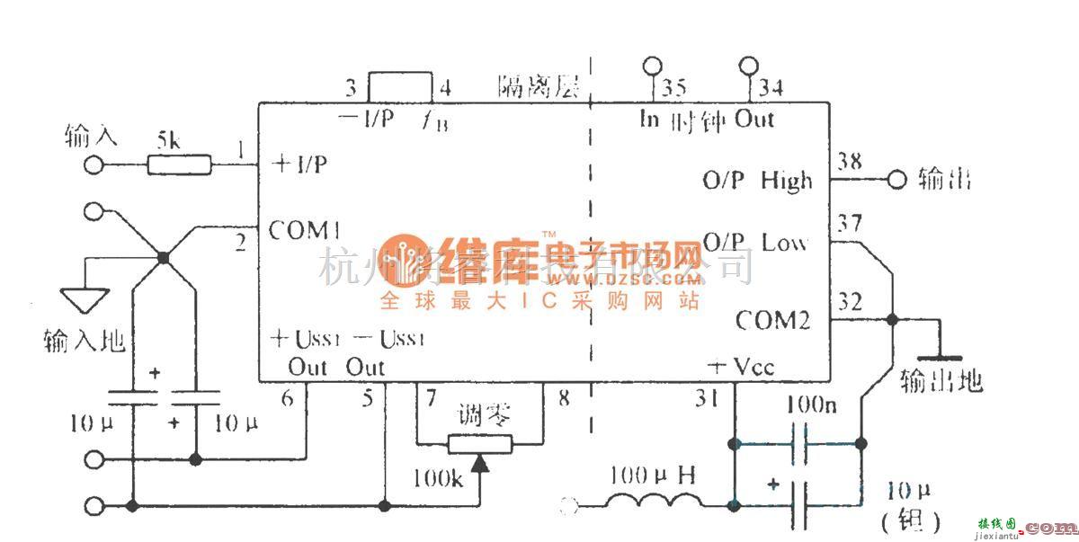 调节放大中的小型化隔离放大器IS0212P  第2张