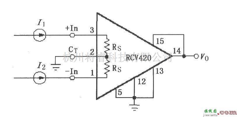 电流环放大中的RCV420差动电流-电压变换器  第1张