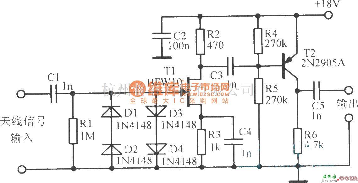 视频放大中的宽带短波放大电路  第1张