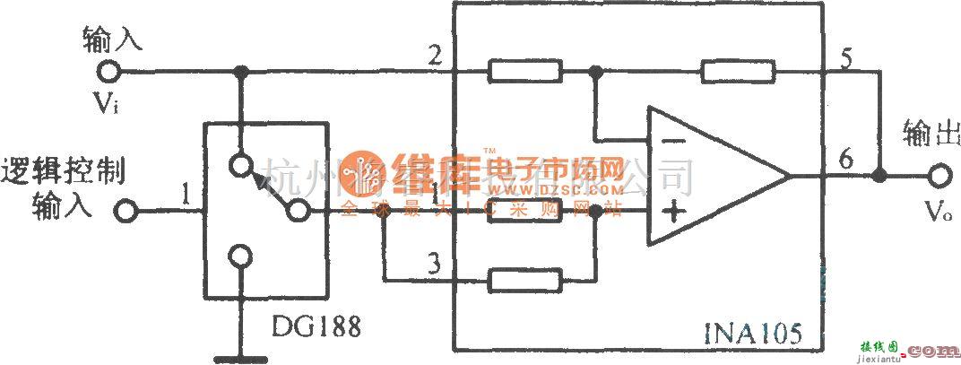 调节放大中的数控跟控或反相电路  第1张