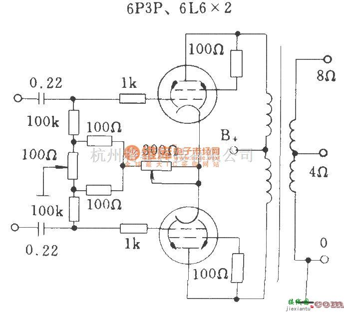电子管功放中的电子管典型自偏压方式功放级电路  第2张