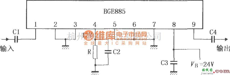 视频放大中的860MHz增益上拉放大器BGE885  第1张