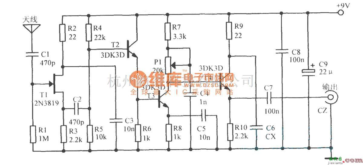 视频放大中的短波信号放大电路  第1张