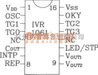 语音电路中的可编程语音芯片IVR1061应用电路图  第1张