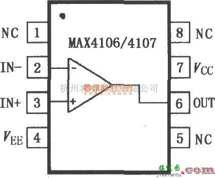 增益可调放大中的MAX4106／4107极低噪声运算放大器  第1张