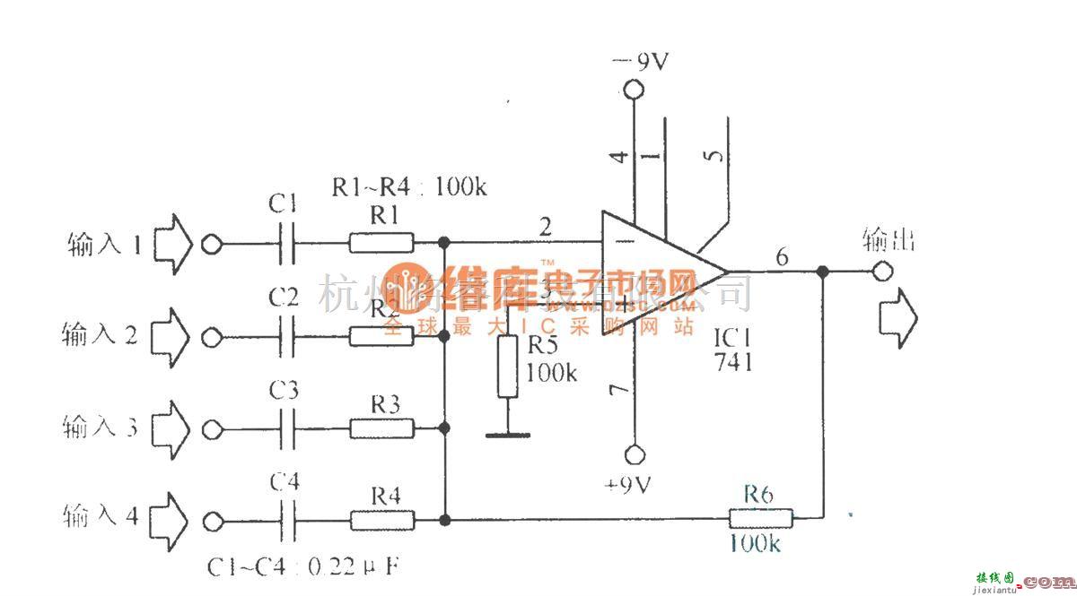 音频处理中的音频混频放大电路  第1张