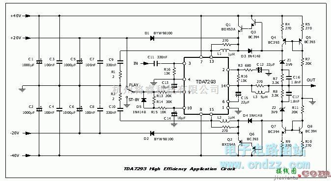 集成音频放大中的一款高效G类放大器  第1张