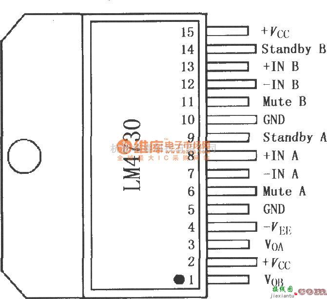 集成音频放大中的LM4730／4731具有静音／待机模式的立体声音频功率放大器  第1张