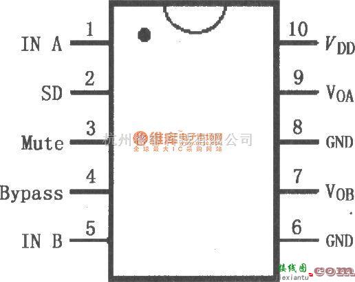 集成音频放大中的LM4912立体声音频功率放大器  第1张