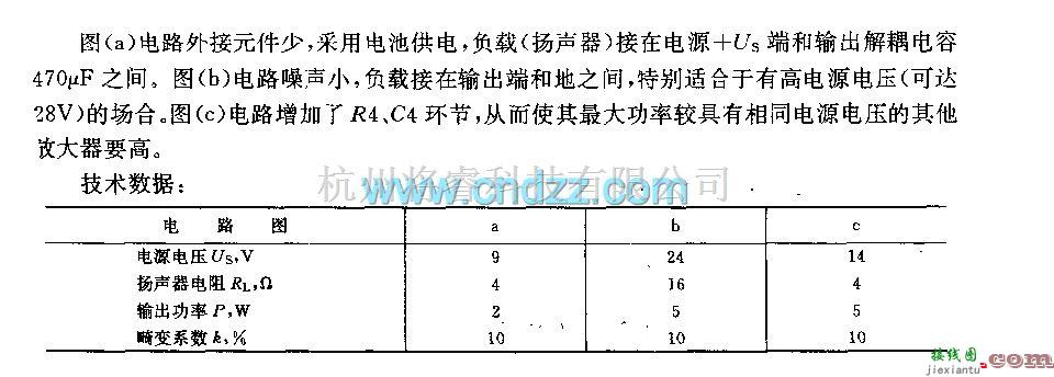 集成音频放大中的采用TDA 1037的低频集成功率放大器电路  第2张