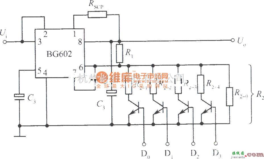 电源电路中的用BG602组成的逻辑控制的集成稳压电源  第1张