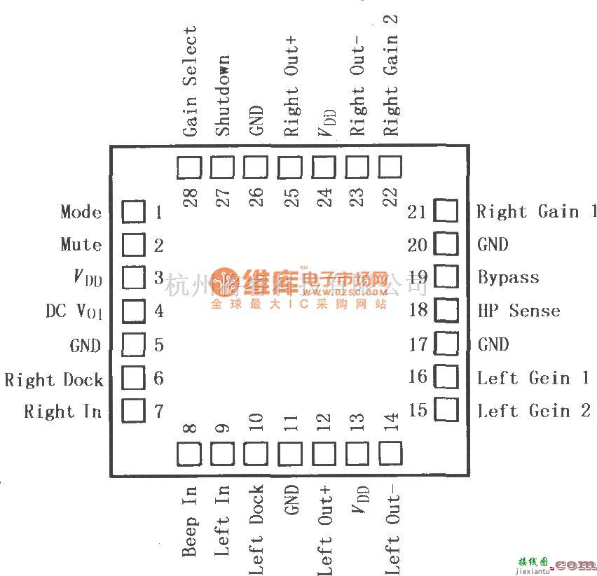 集成音频放大中的LM4835／4838单片立体声电桥音频功率放大器  第1张