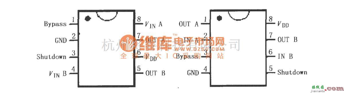 集成音频放大中的LM4880／4881双音频功率放大器  第1张