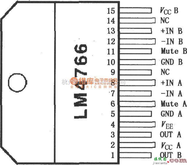 集成音频放大中的LM4766双立体声音频功率放大器  第1张