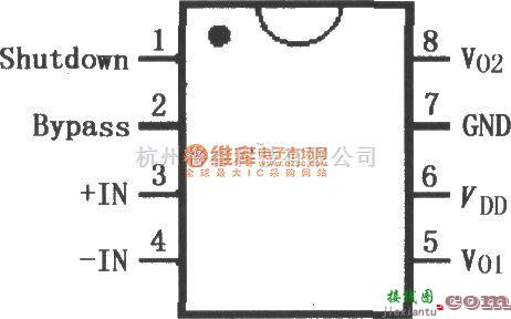 集成音频放大中的LM4818单片电桥音频功率放大器  第1张